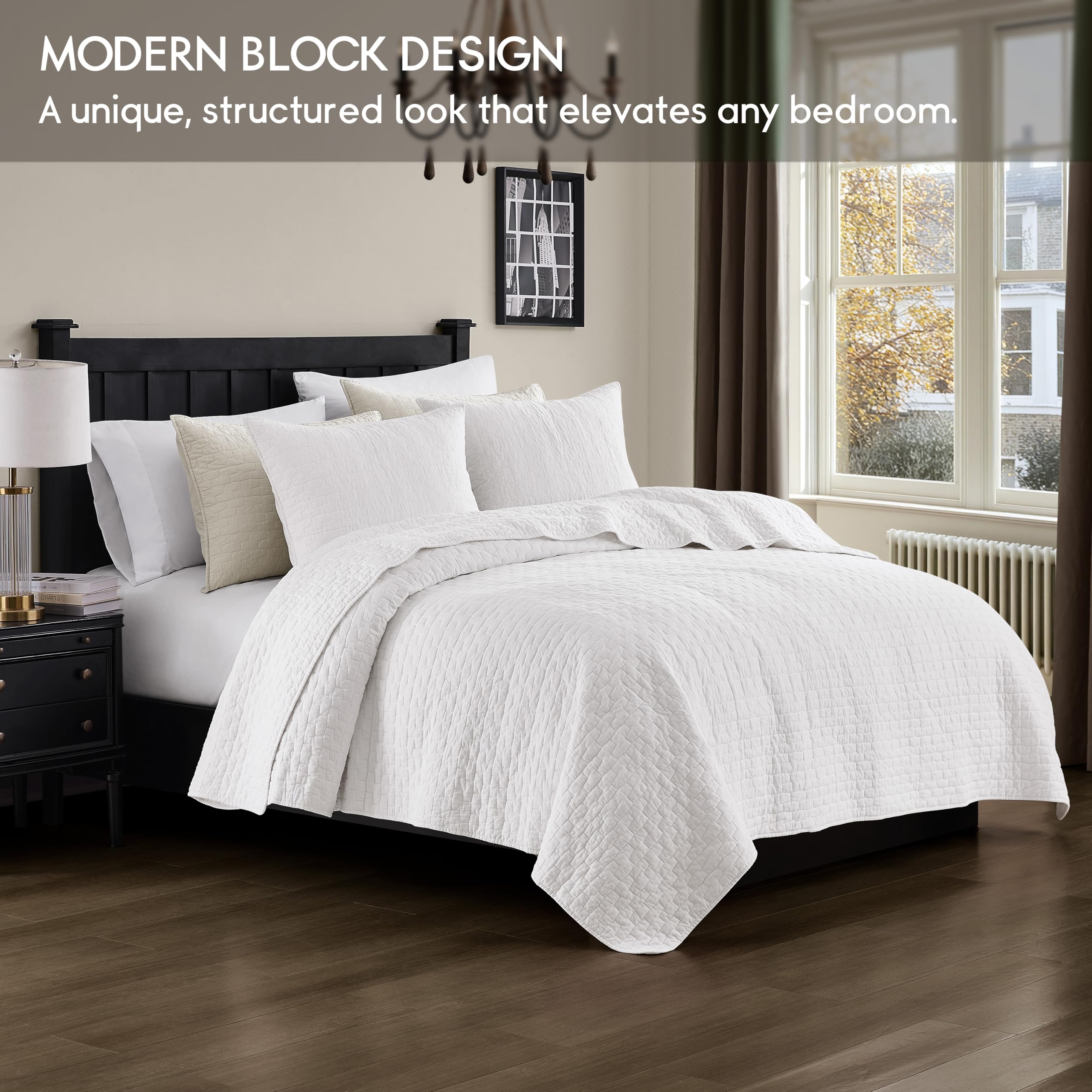 palassio close-up texture highlights cotton softness and durable quilting
