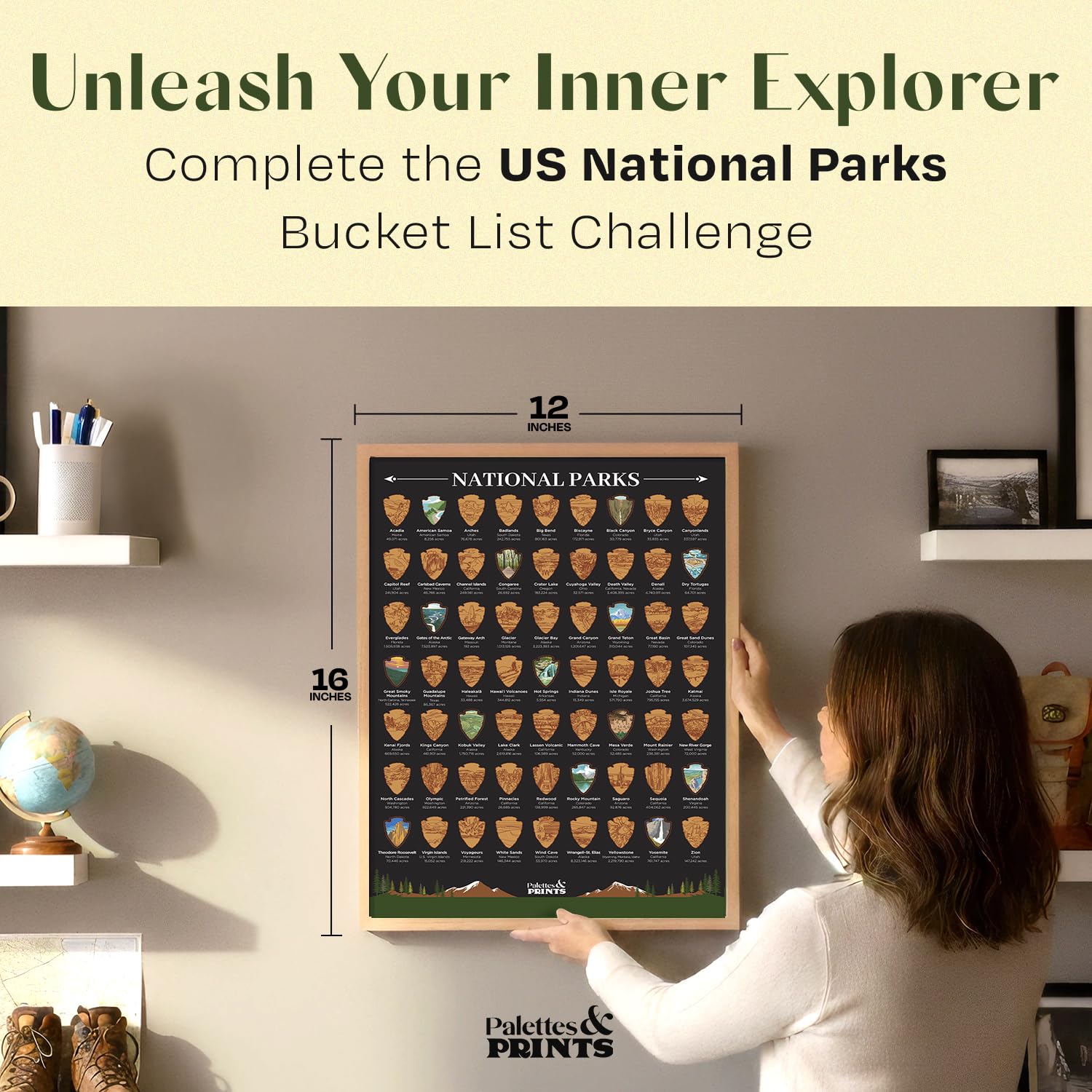 Palettes and Prints frame corner detail highlighting build quality and lasting display benefit