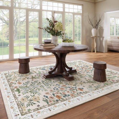 palohom kitchen dining area rug in use protecting floor from spills
