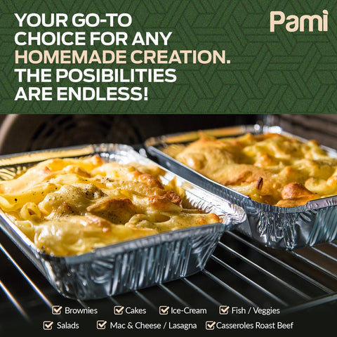 PAMI stacked pans in refrigerator illustrating space-saving storage and organized prep