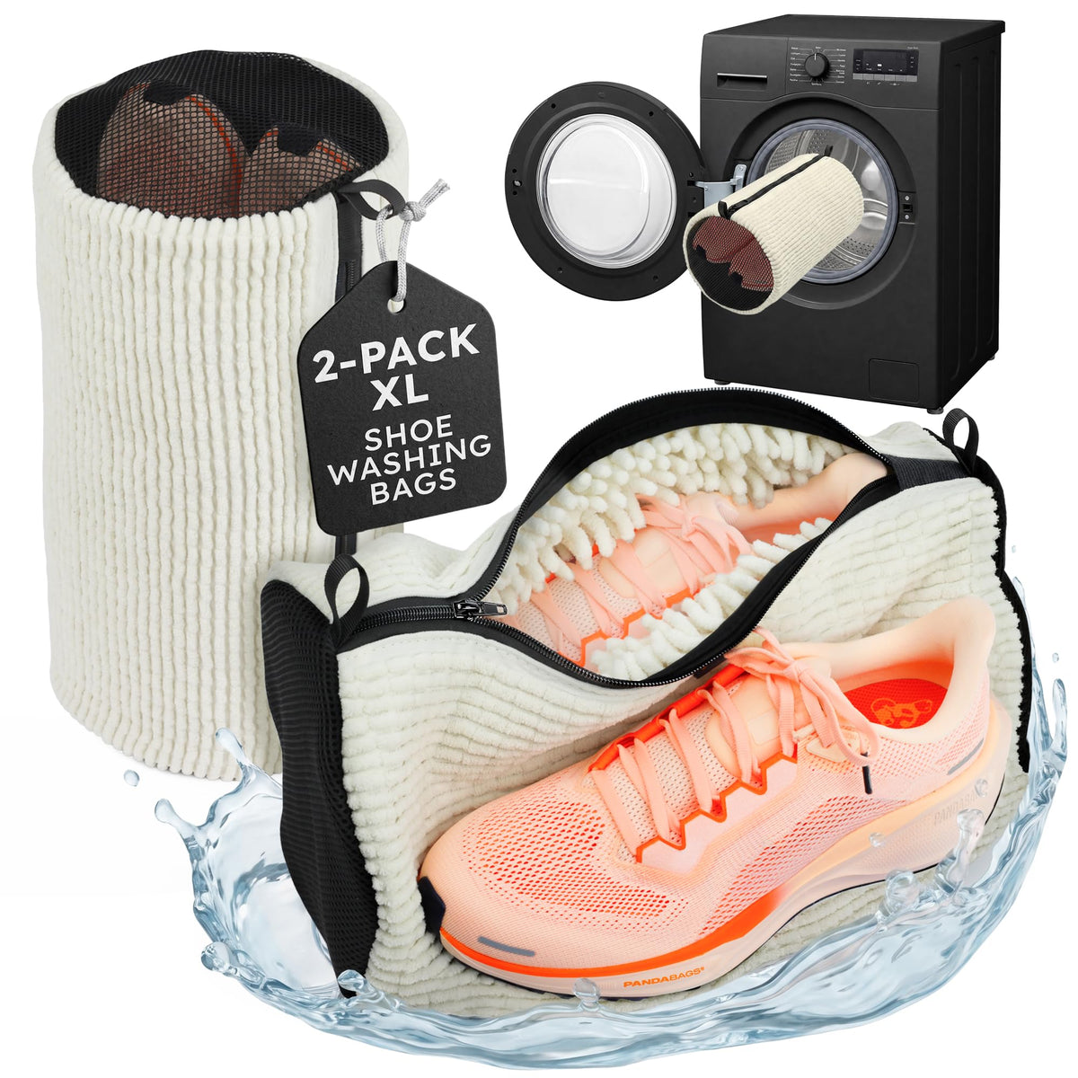 PandaBags front packaging showing 2-pack and XL size convenience