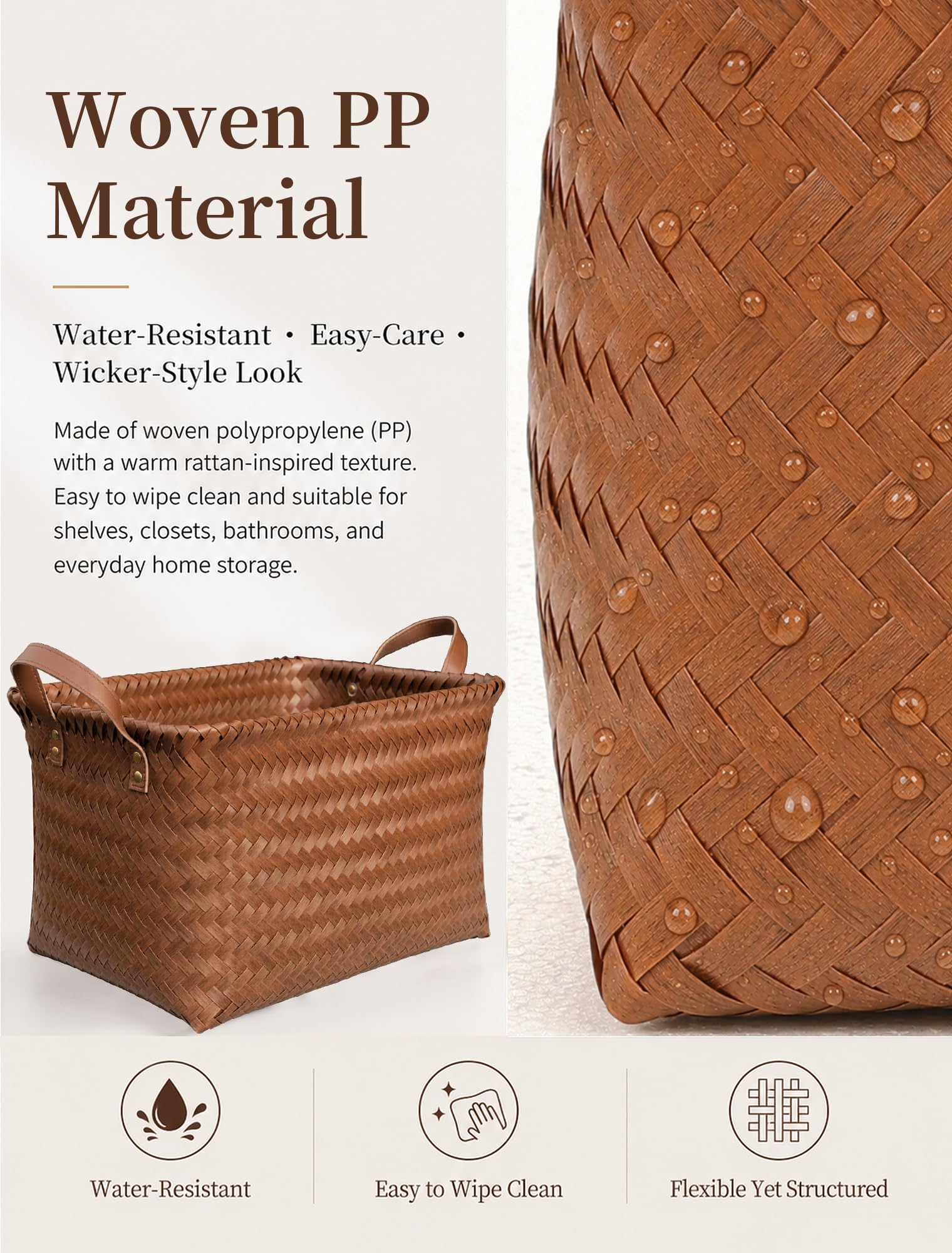 Panovox vegan leather handle detail showing rivet reinforcement for secure grip