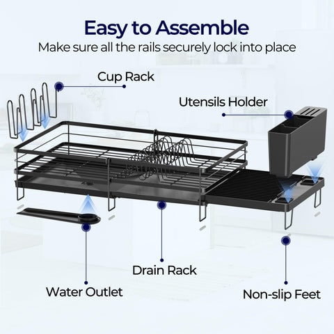 Pantasia in kitchen lifestyle showing how the rack keeps counters clutter-free