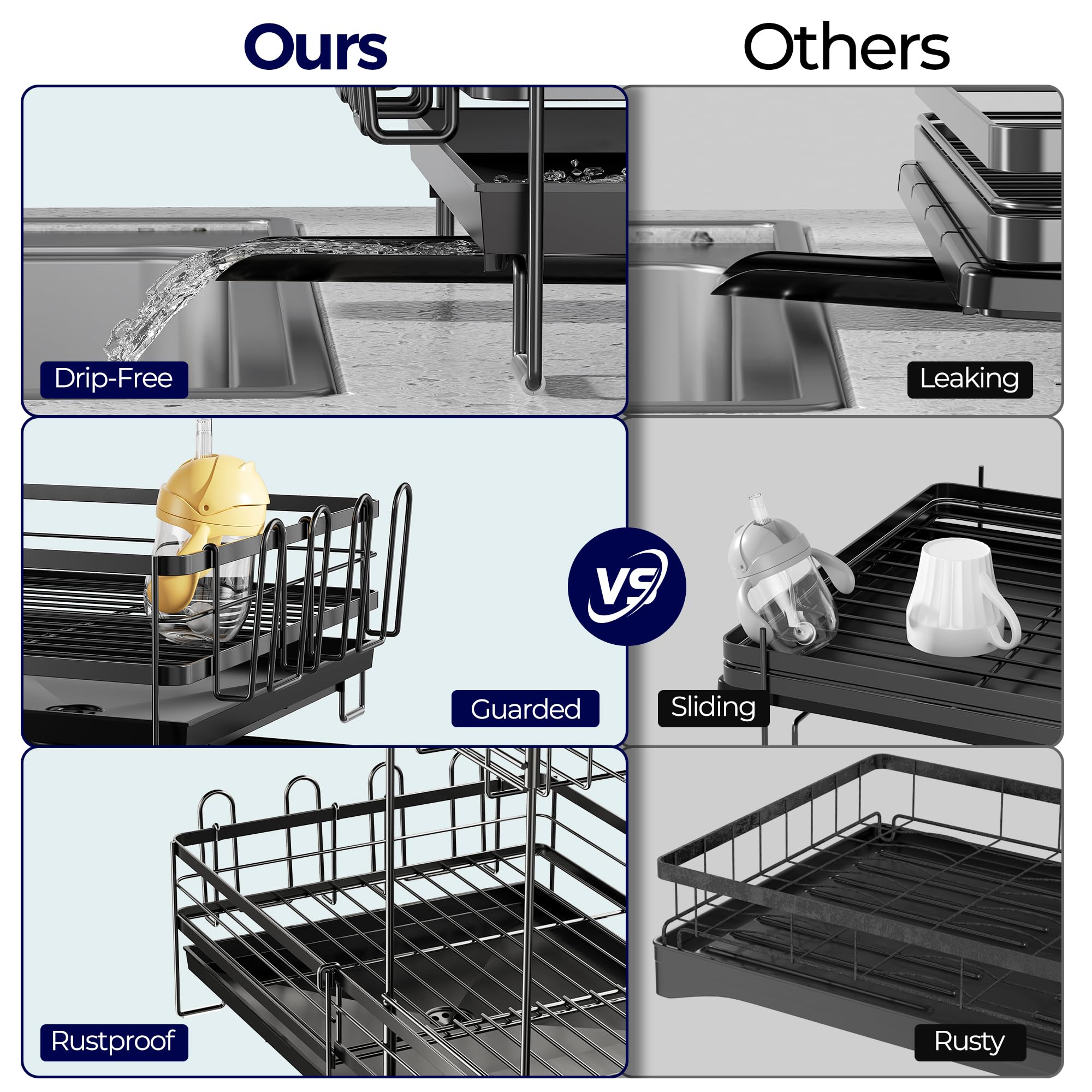 Pantasia silicone feet non-slip pads protecting counter and preventing sliding