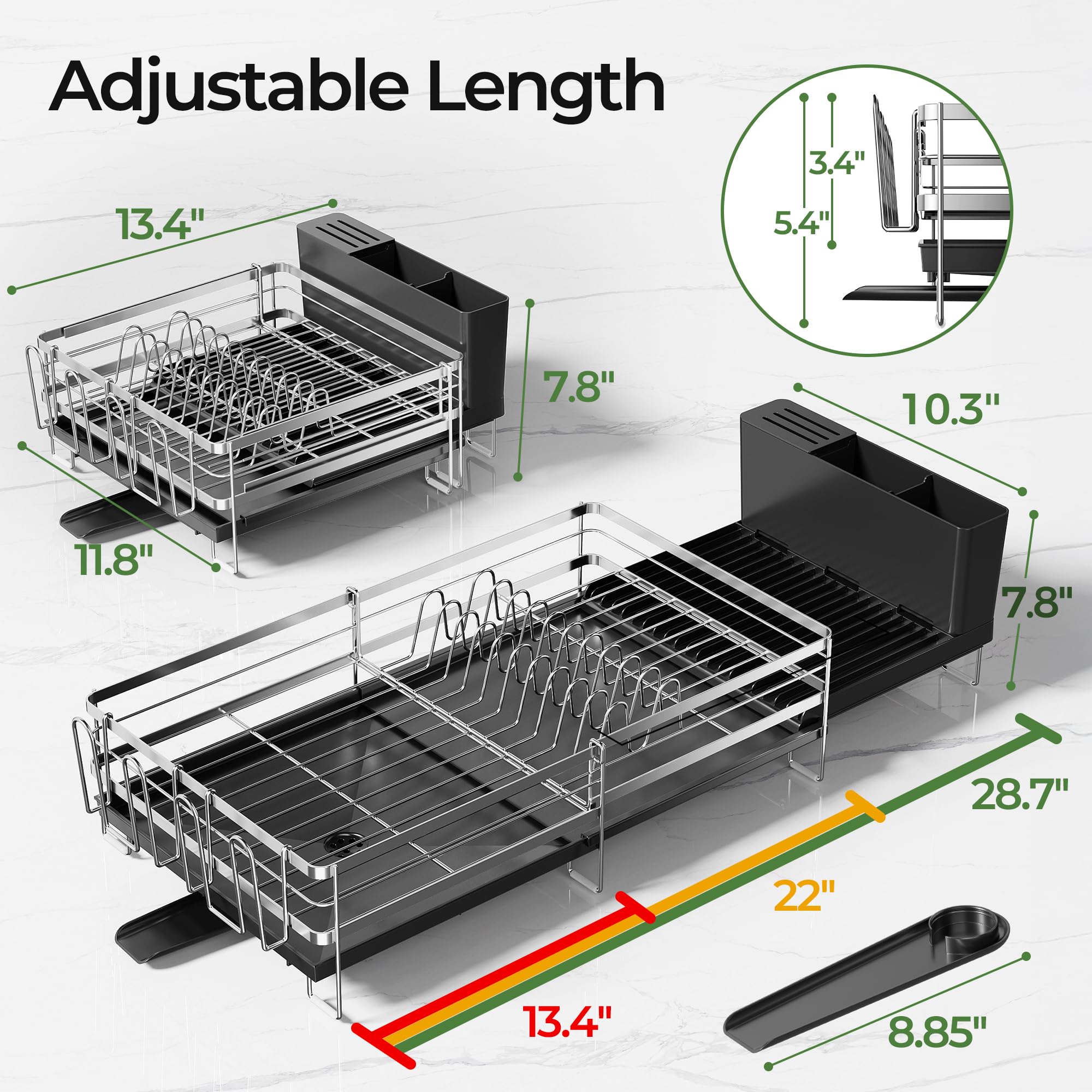 Pantasia silicone feet underside providing non-slip protection for counters