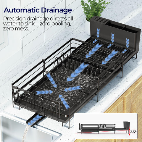 Pantasia removable utensil holder detail showing organization for quick sorting