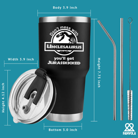 Panvola clear lid and stainless straw showing leak resistance benefit
