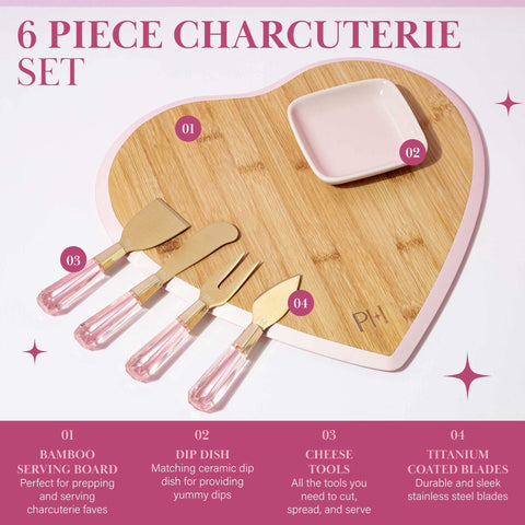 Paris Hilton ceramic dip dish detail in pink adds coordinated serving convenience