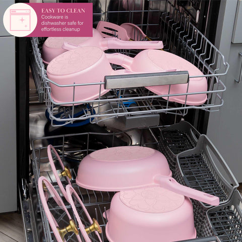 Paris Hilton frying pan in use searing food, even heat for better browning