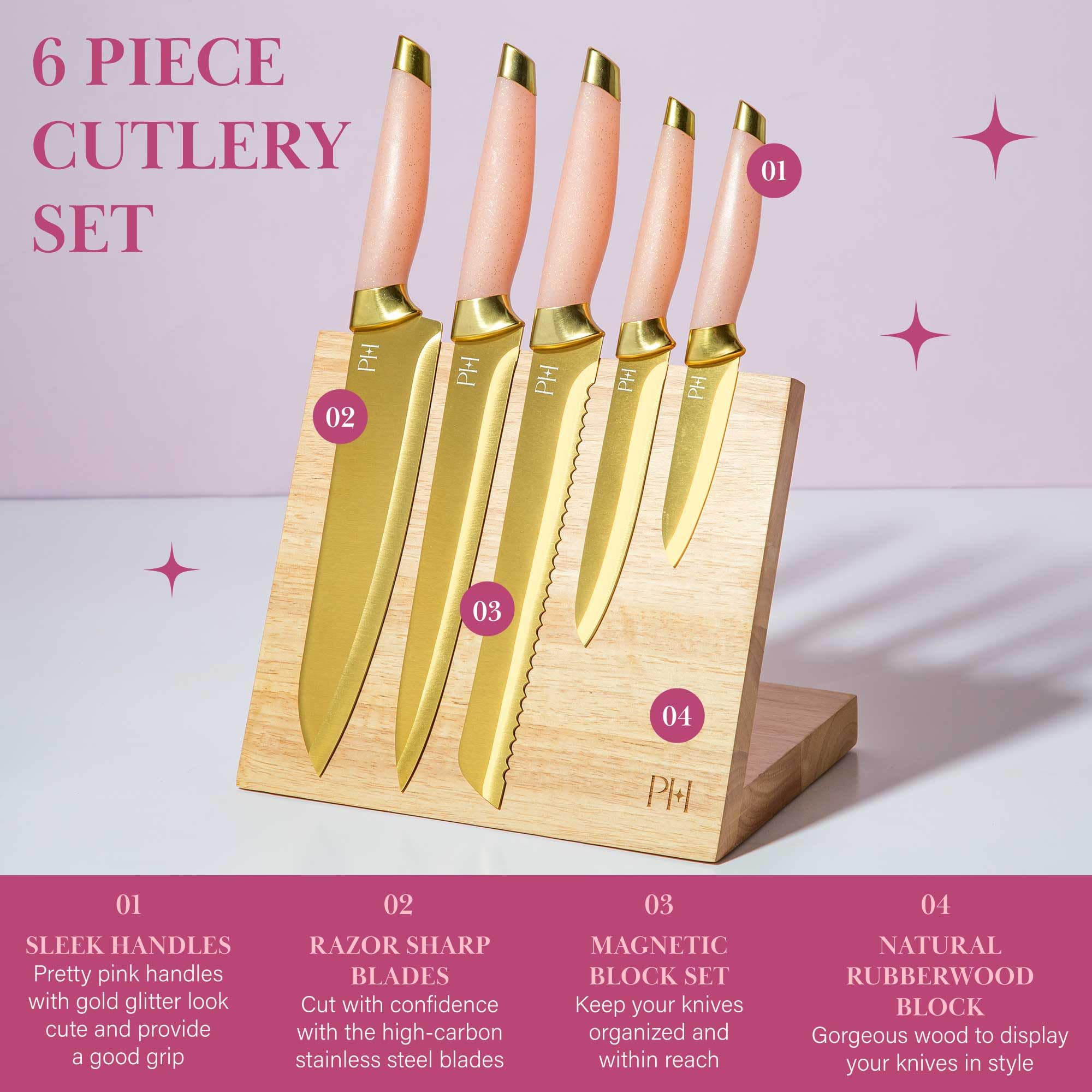 Paris Hilton handle detail highlighting ergonomic grip for safer comfortable cutting