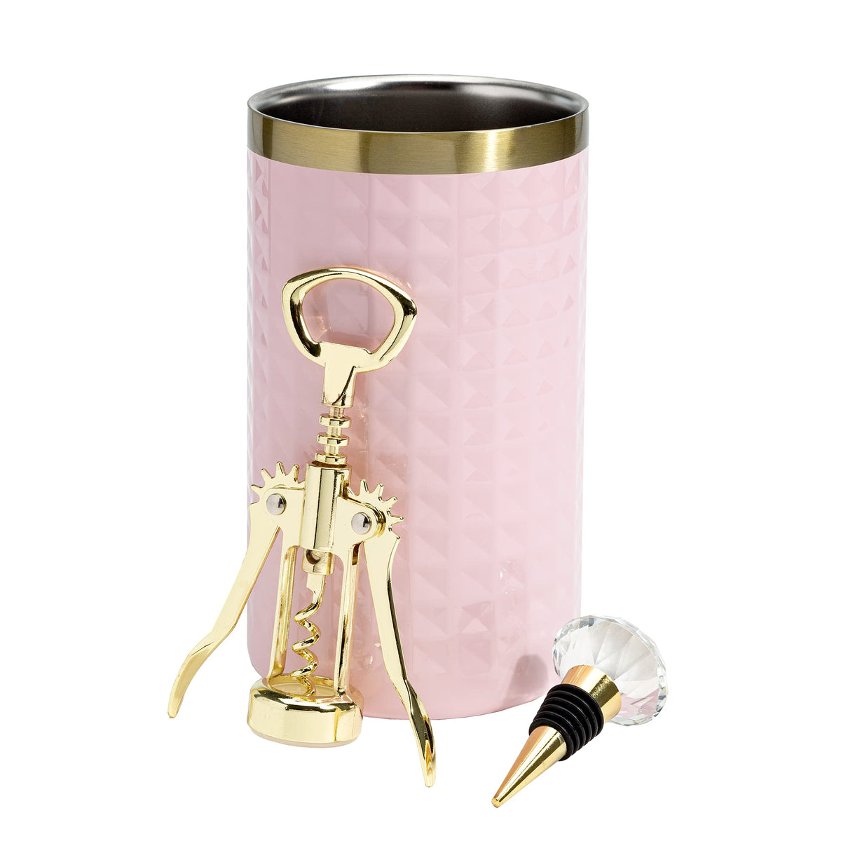 Paris Hilton wine chiller front view showing elegant design and practical cooling