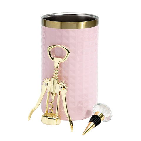 Paris Hilton wine chiller front view showing elegant design and practical cooling