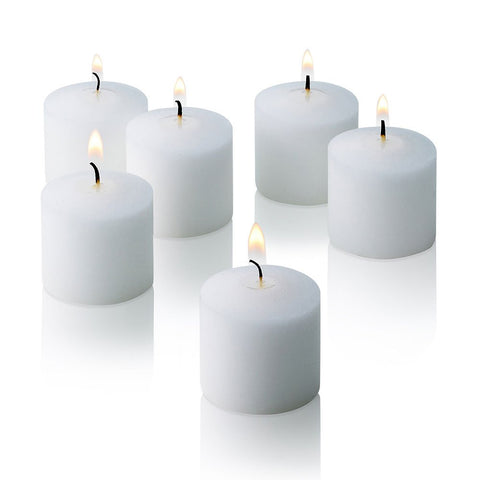 PARNOO close-up of a single votive showing smooth wax and reliable burn performance