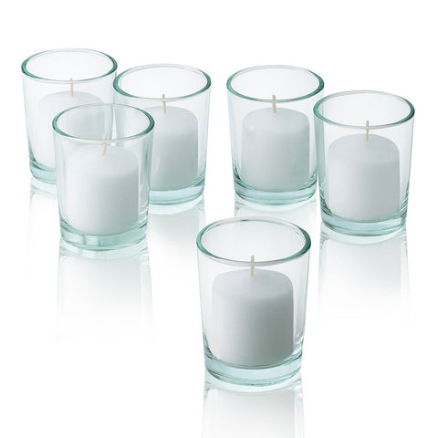 PARNOO votive beside ruler and hand showing compact size for planning displays