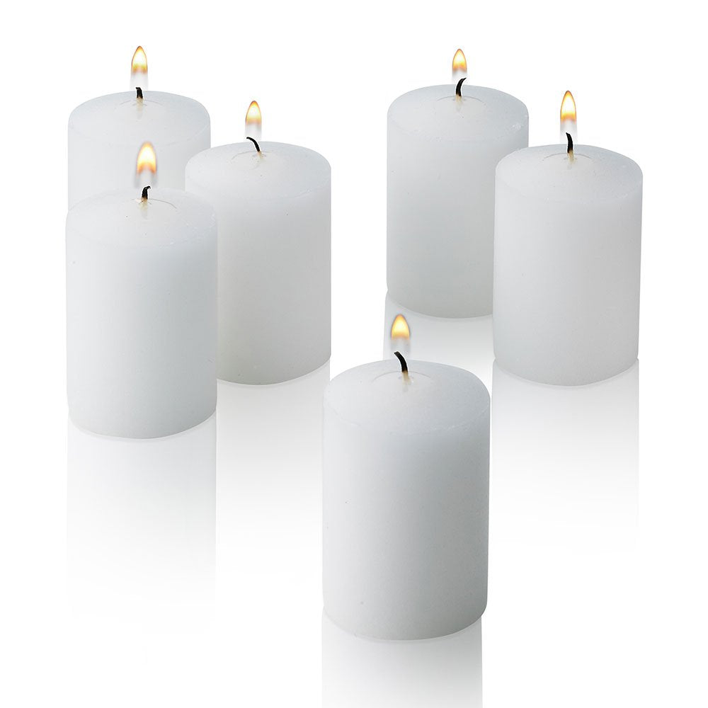 PARNOO single votive close-up showing smooth finish and even burn