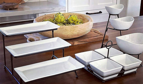 Partito Bella event table display showcasing professional, eye-catching presentation