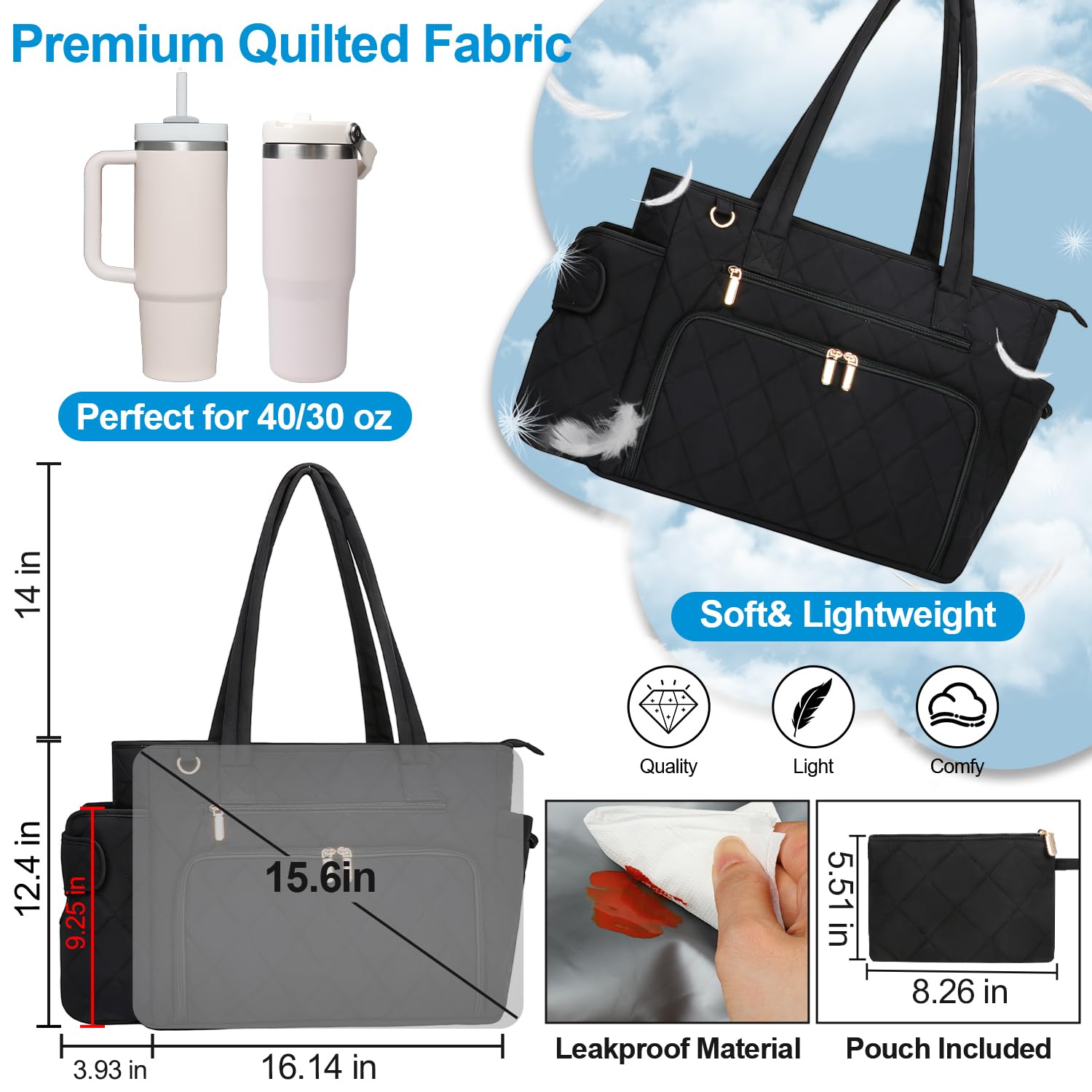 Partreko laptop compartment with 15.6-inch device offering padded protection