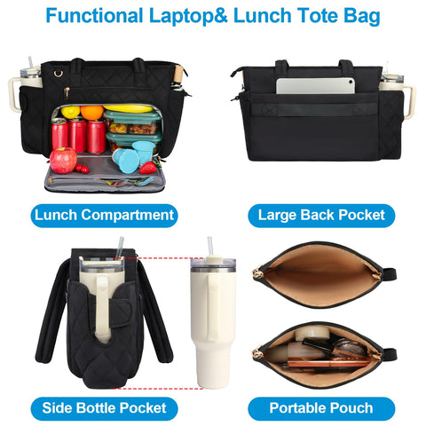 Partreko tote secured on suitcase handle for effortless travel mobility