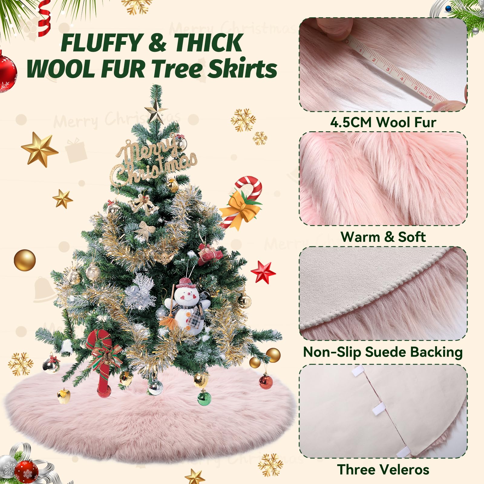 PARTTELY suede backing non-slip detail providing stability and safer placement