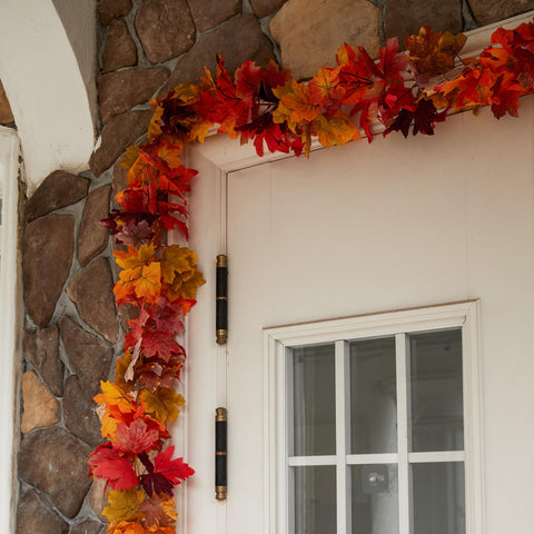 PARTY JOY used as a table runner among pumpkins for holiday centerpiece staging