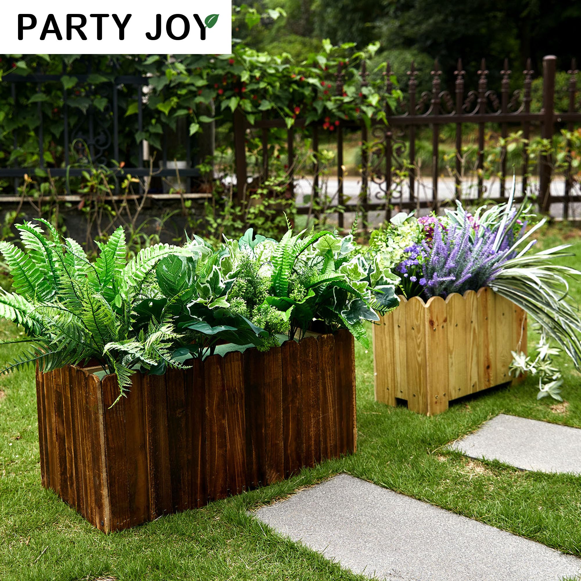 PARTY JOY held in hand to show scale and easy-to-handle stems