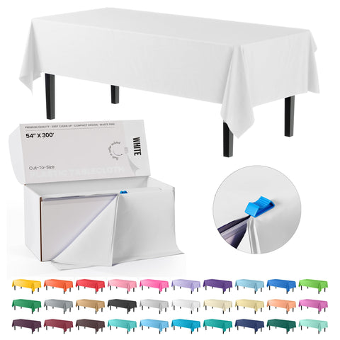 Party Solids box front view showing branding and roll length, convenient for events