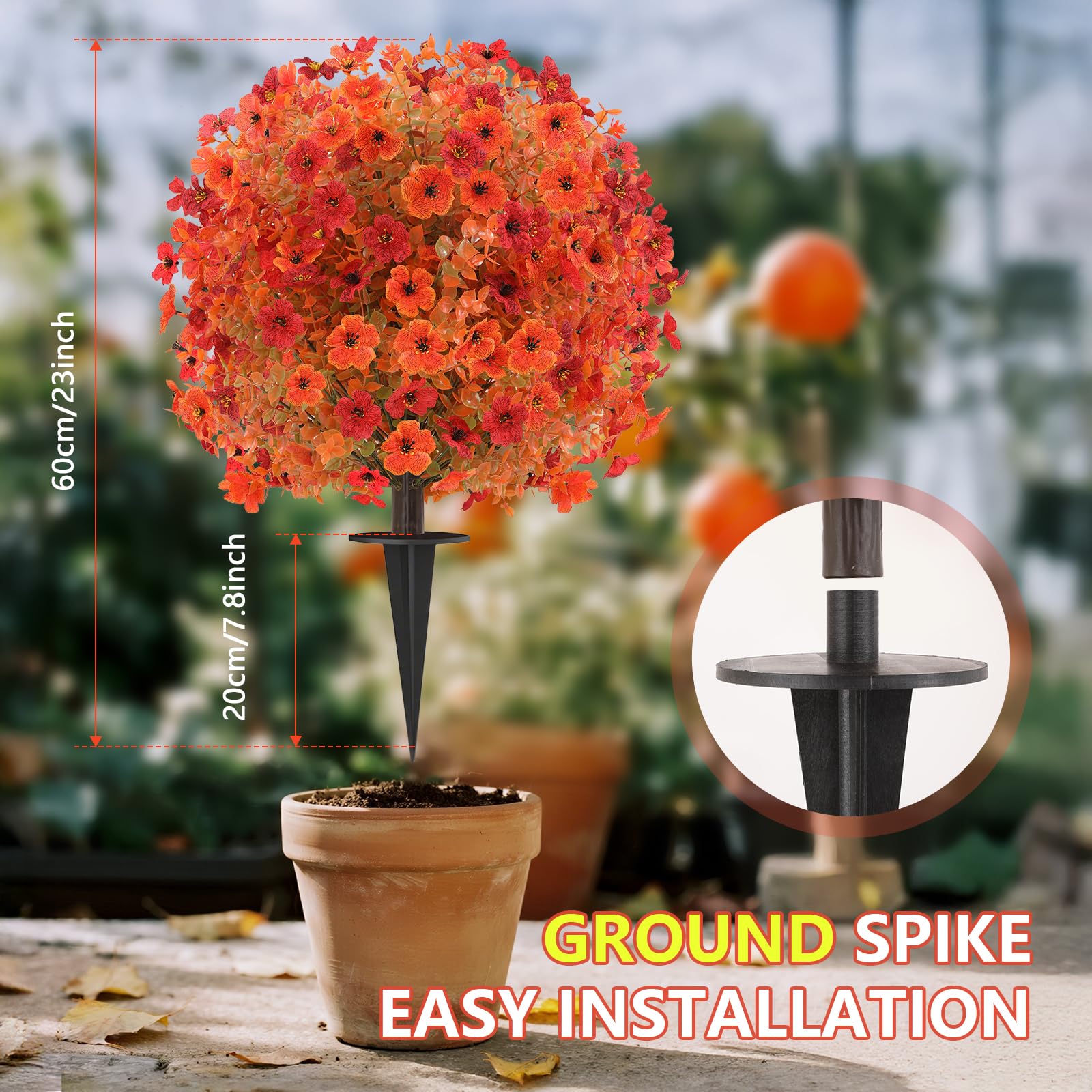 PASARA stem and ground spike detail for secure outdoor anchoring benefit