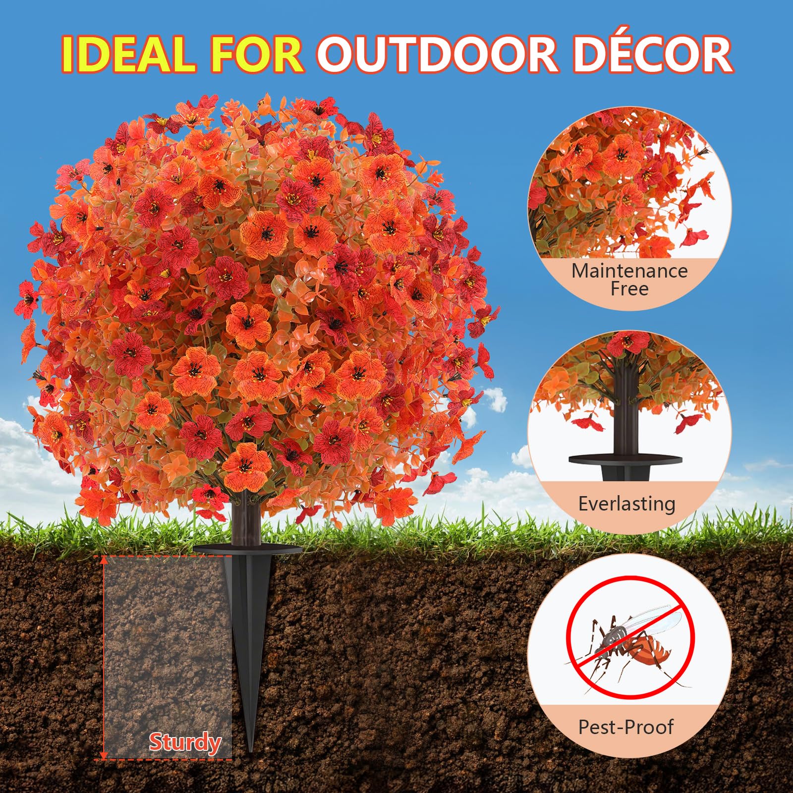 PASARA leaf texture shot highlighting UV-resistant material and durability benefit