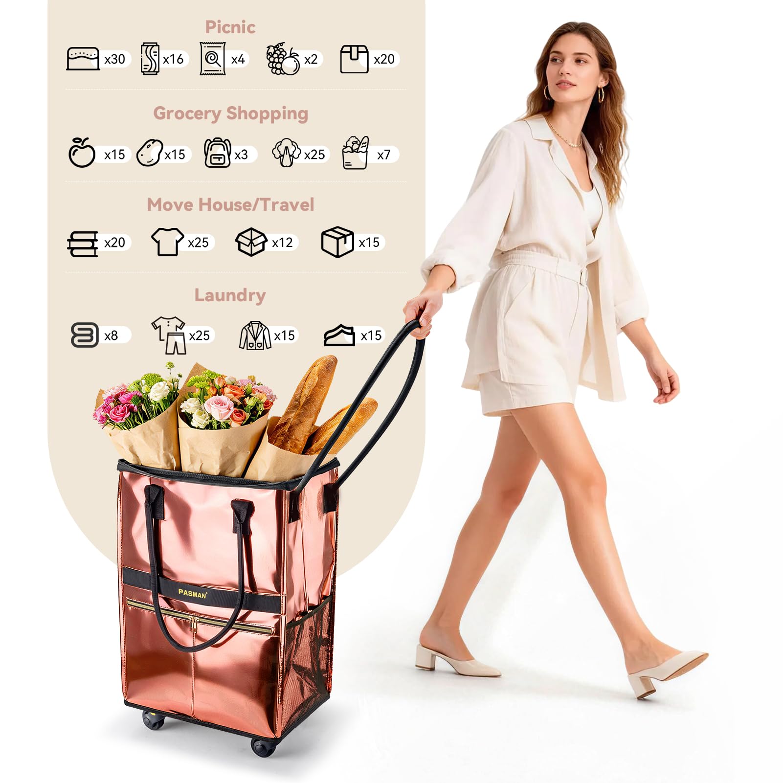 PASMAN lifestyle setting at kitchen entry demonstrating everyday convenience