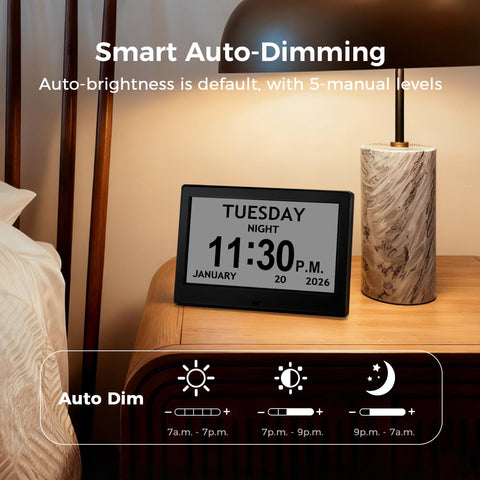 Pastigio wall-mounted clock in living room improving orientation at a glance