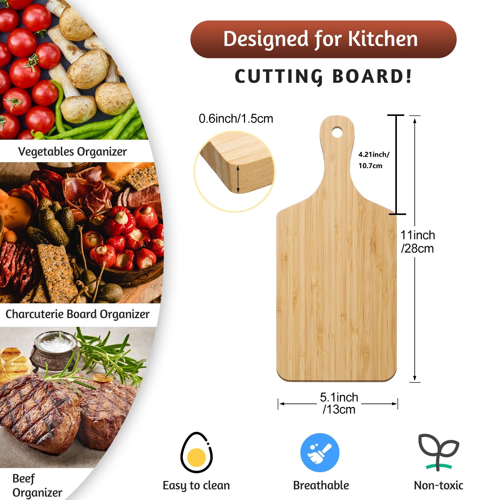 Patelai close-up grain detail highlighting smooth bamboo surface and durable finish