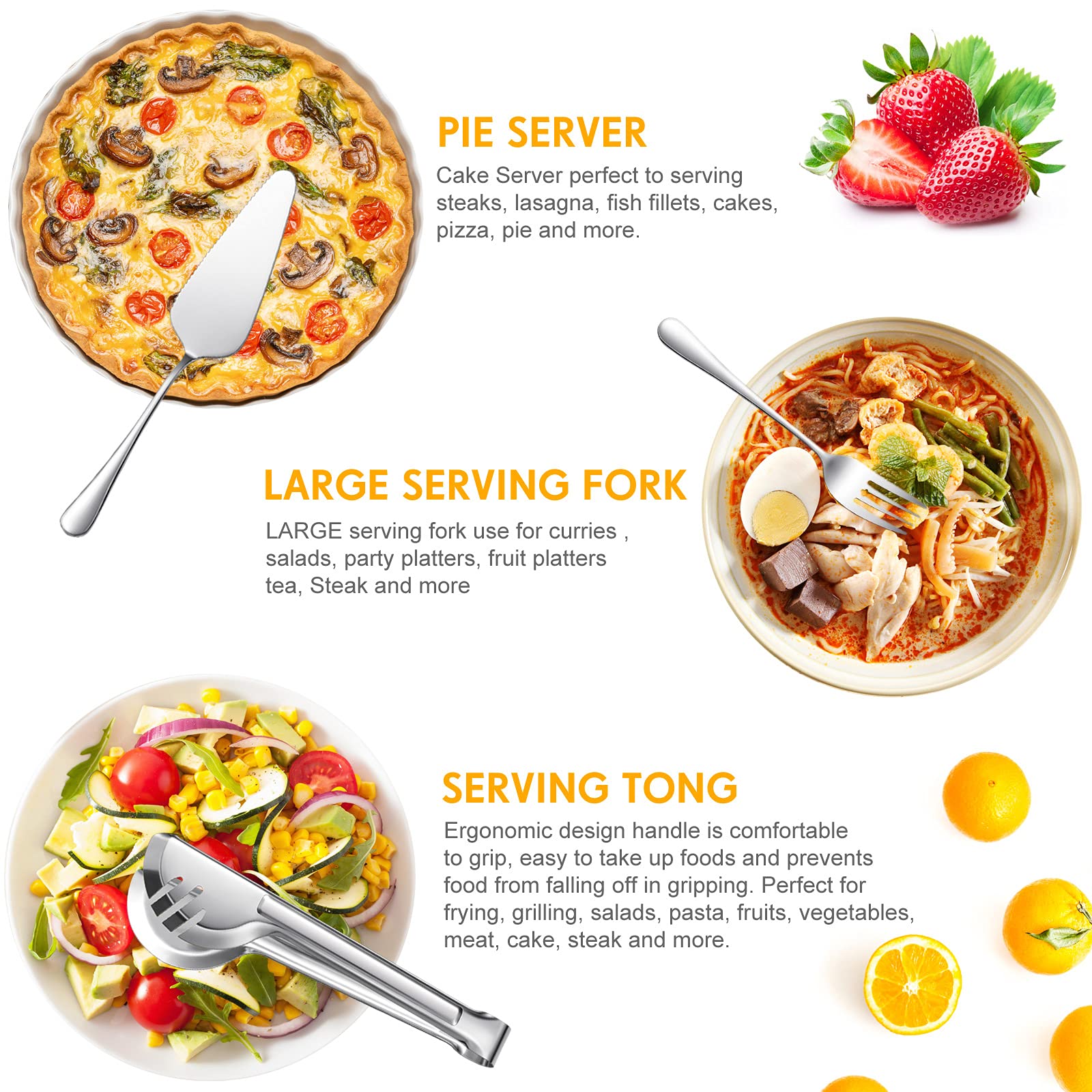 Patelai serving salad in bowl using spoon and fork showing easy portion control