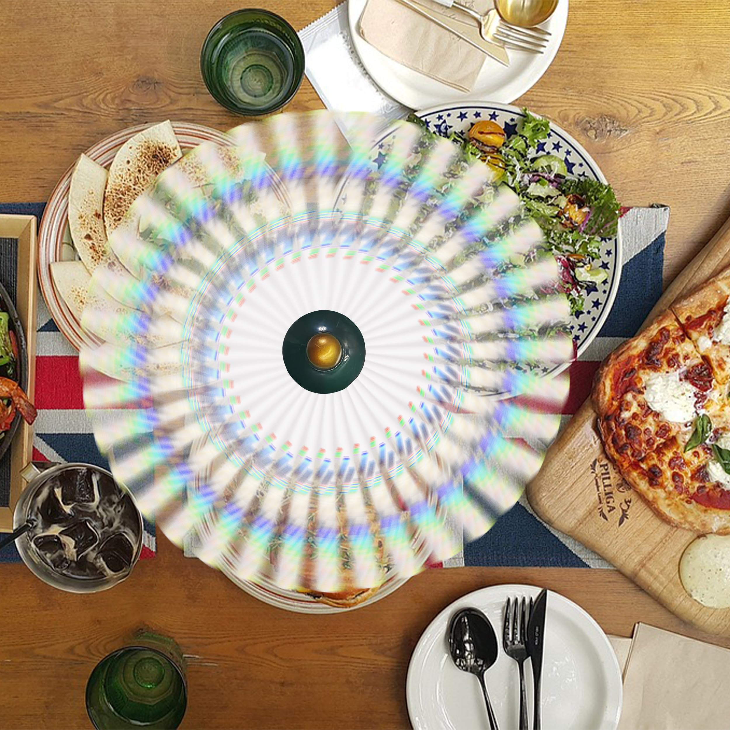 PATIOSIR palace fan staged in a restaurant for guest comfort