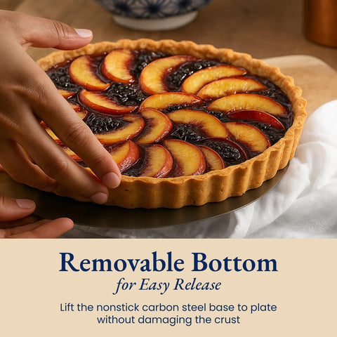 Patz&Patz close-up fluted edge detail for professional-looking crust edges