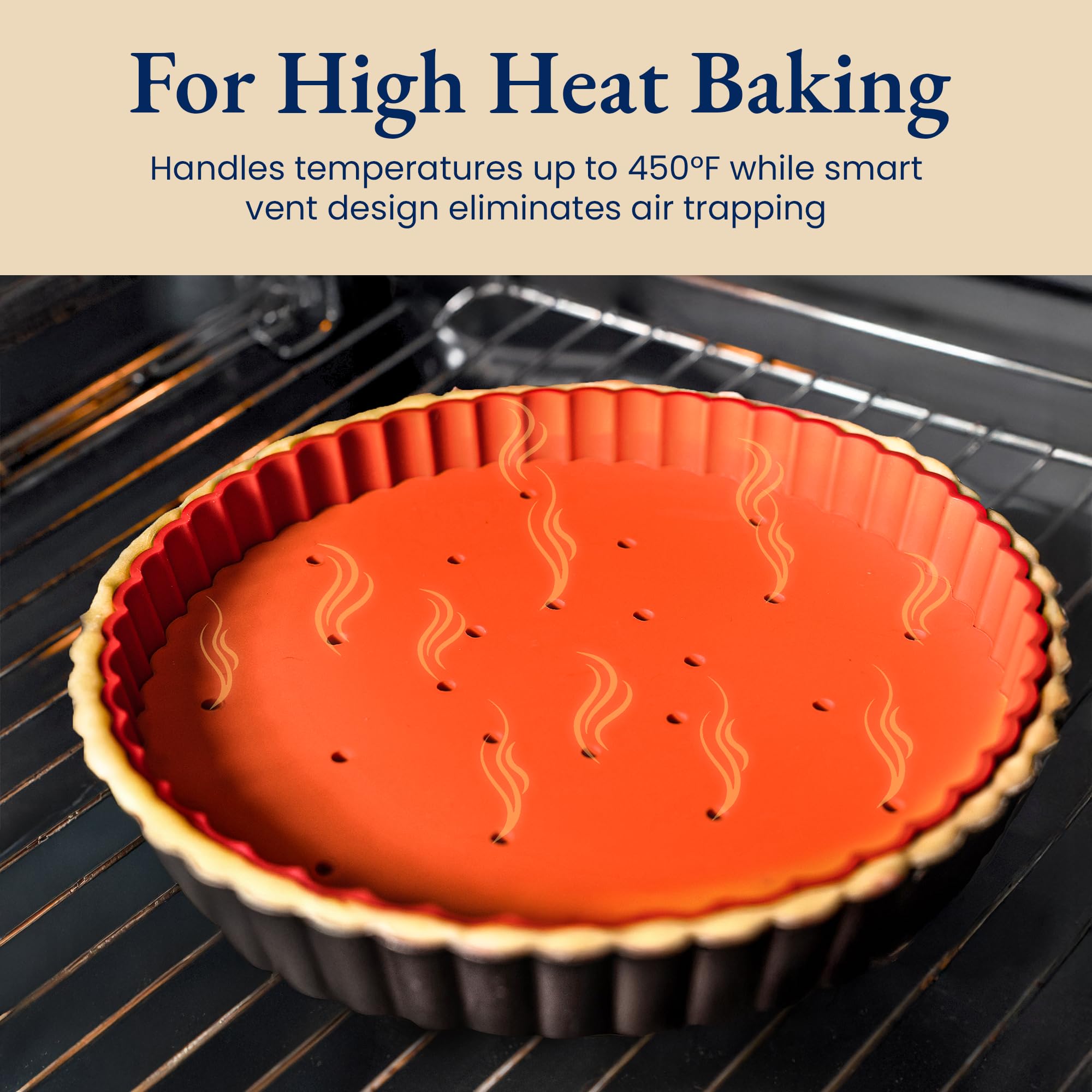 Patz&Patz product label close-up highlighting carbon steel nonstick construction benefit