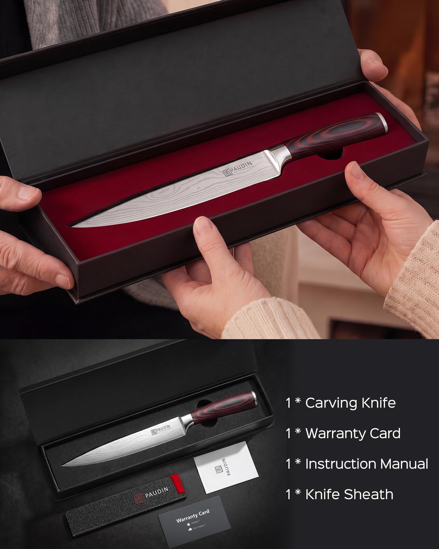 PAUDIN personalized gift box packaging for premium presentation