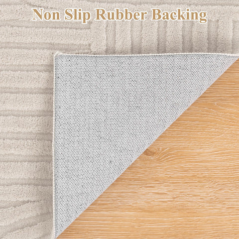 Pauwer backing TPR non-slip view showing floor grip and stability