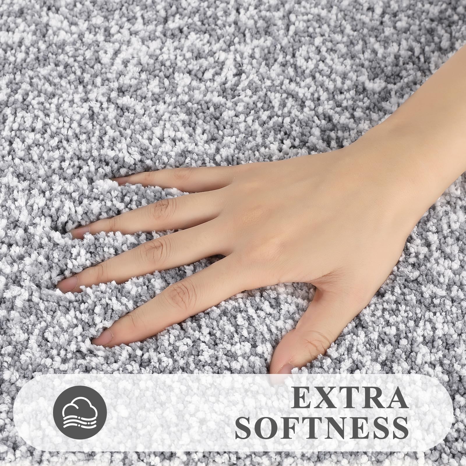 Pauwer close-up of plush microfiber pile highlighting softness and fast moisture absorption benefit