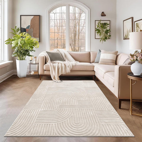 Pauwer rug folded to show washable fabric and effortless maintenance
