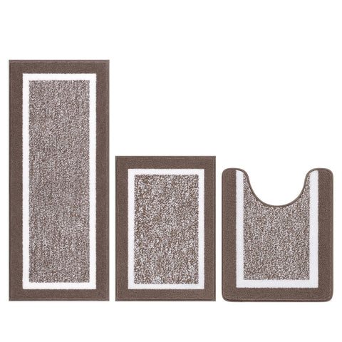 Pauwer folded mats ready for washing showing ease of care and machine-washable convenience