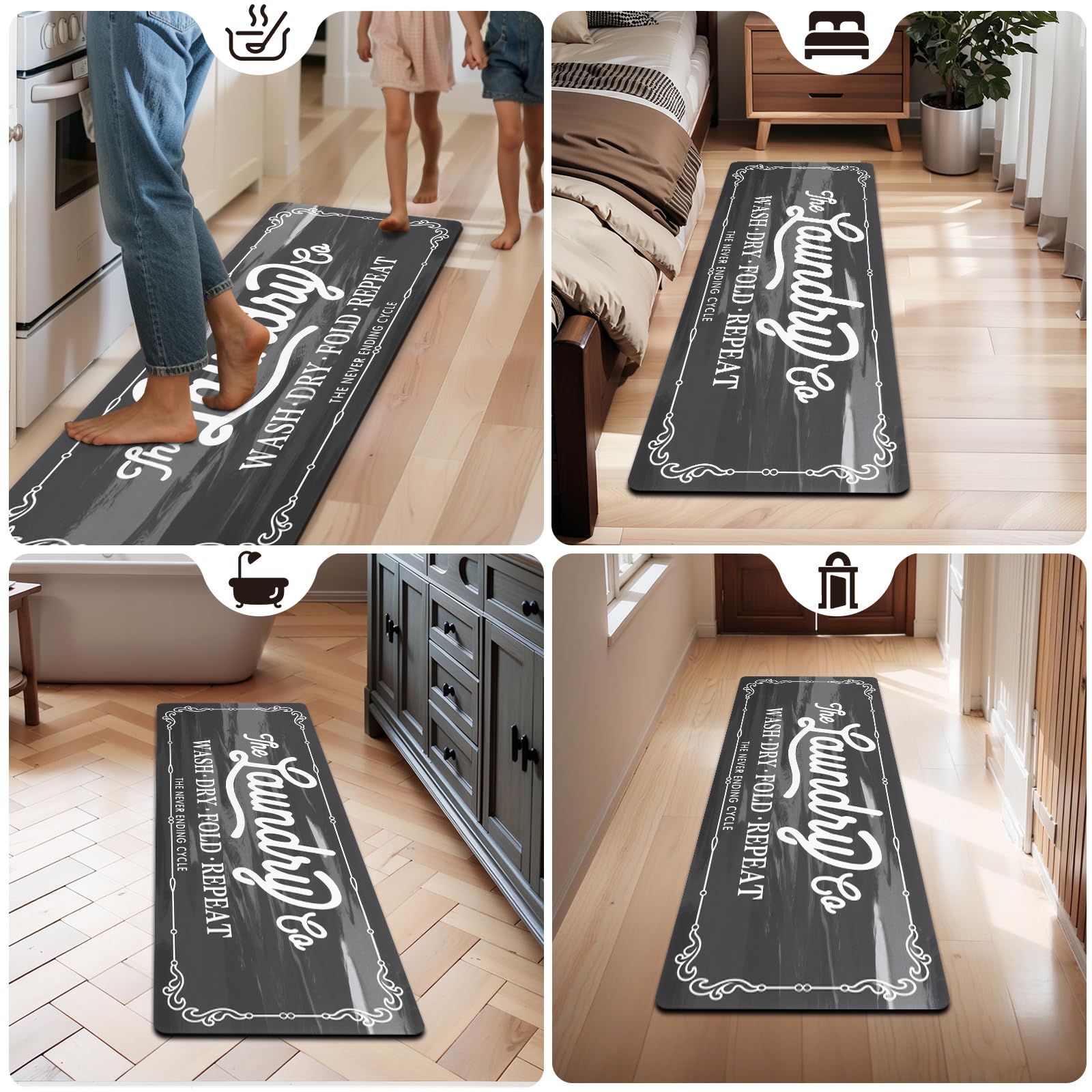 Pauwer runner in hallway entryway complementing decor and protecting floors