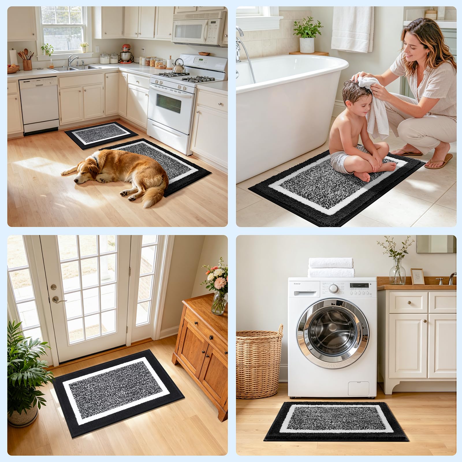 Pauwer care label in washer-friendly setting showing easy machine washing