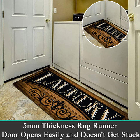 Pauwer runner in kitchen lifestyle scene adding comfort and style at sink