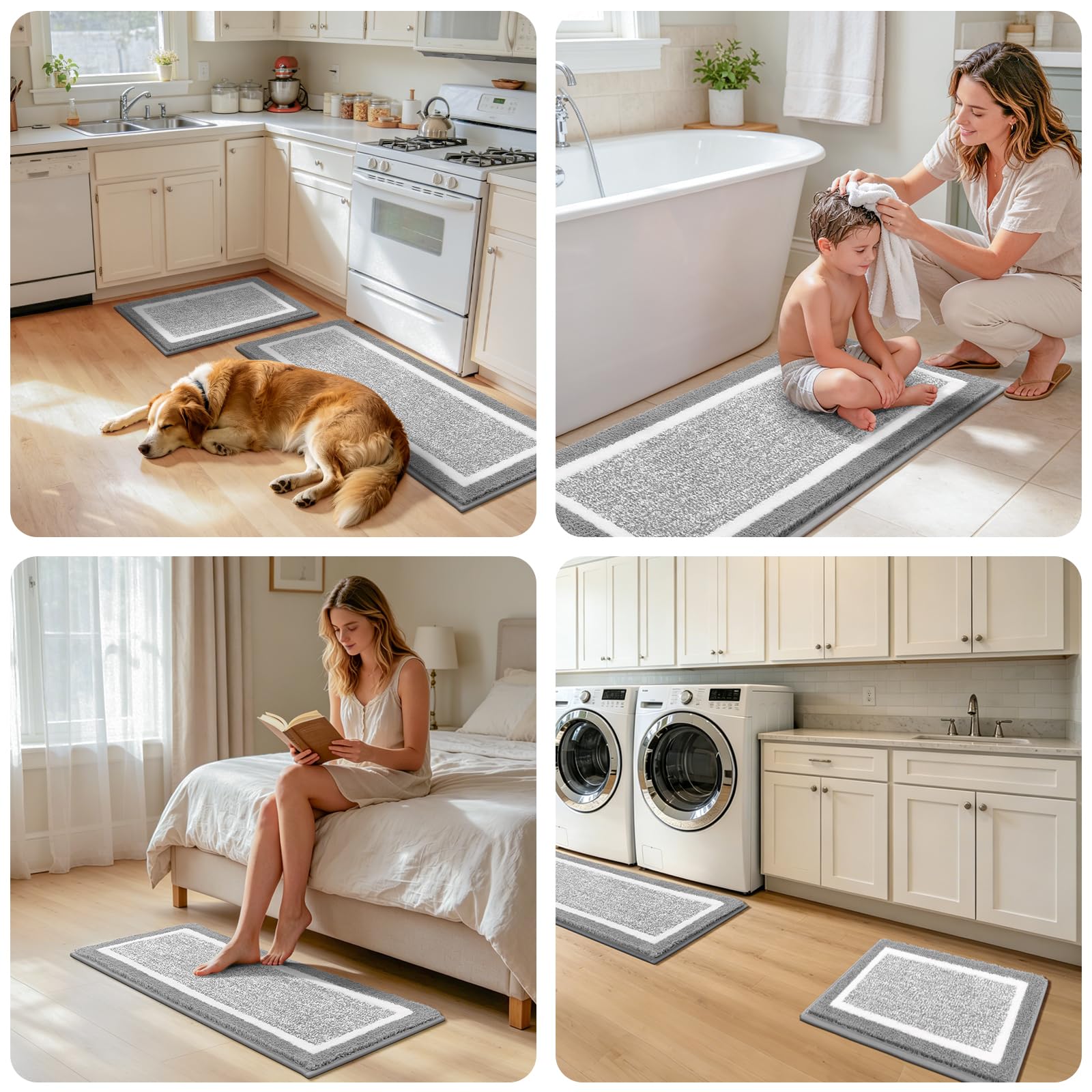 Pauwer mats next to ruler indicating size and fit benefit for planning
