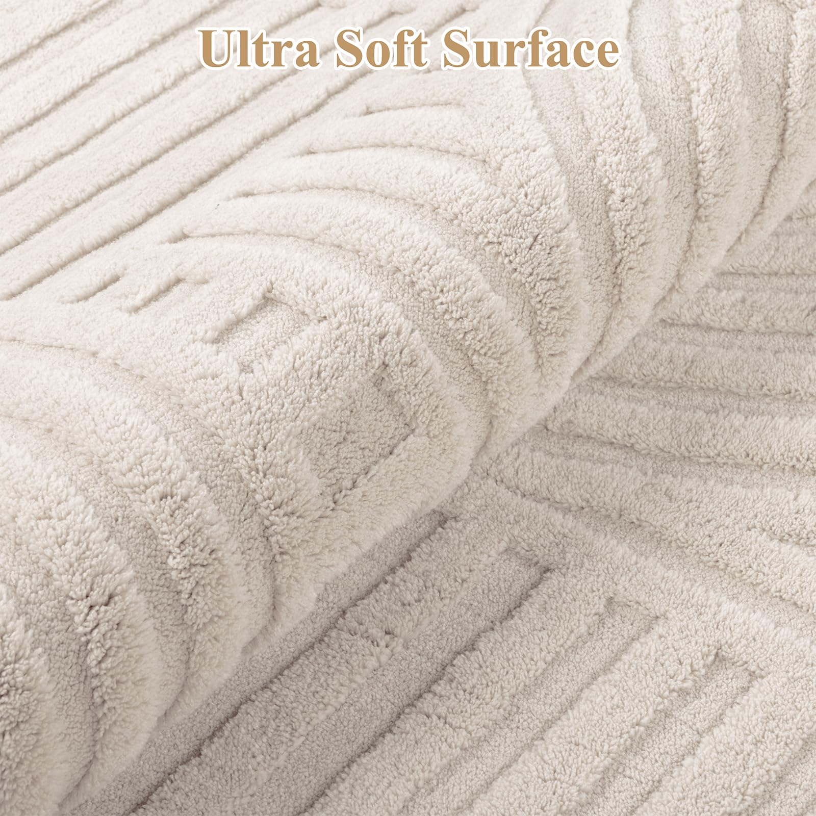 Pauwer texture pile detail showing plush high-low surface benefit