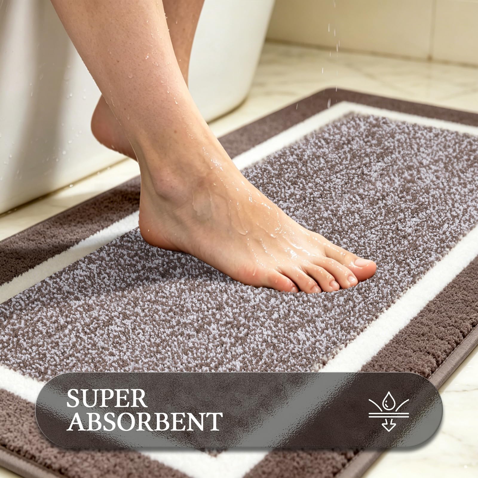 Pauwer three-piece set arranged in a bathroom showing cohesive design and coverage