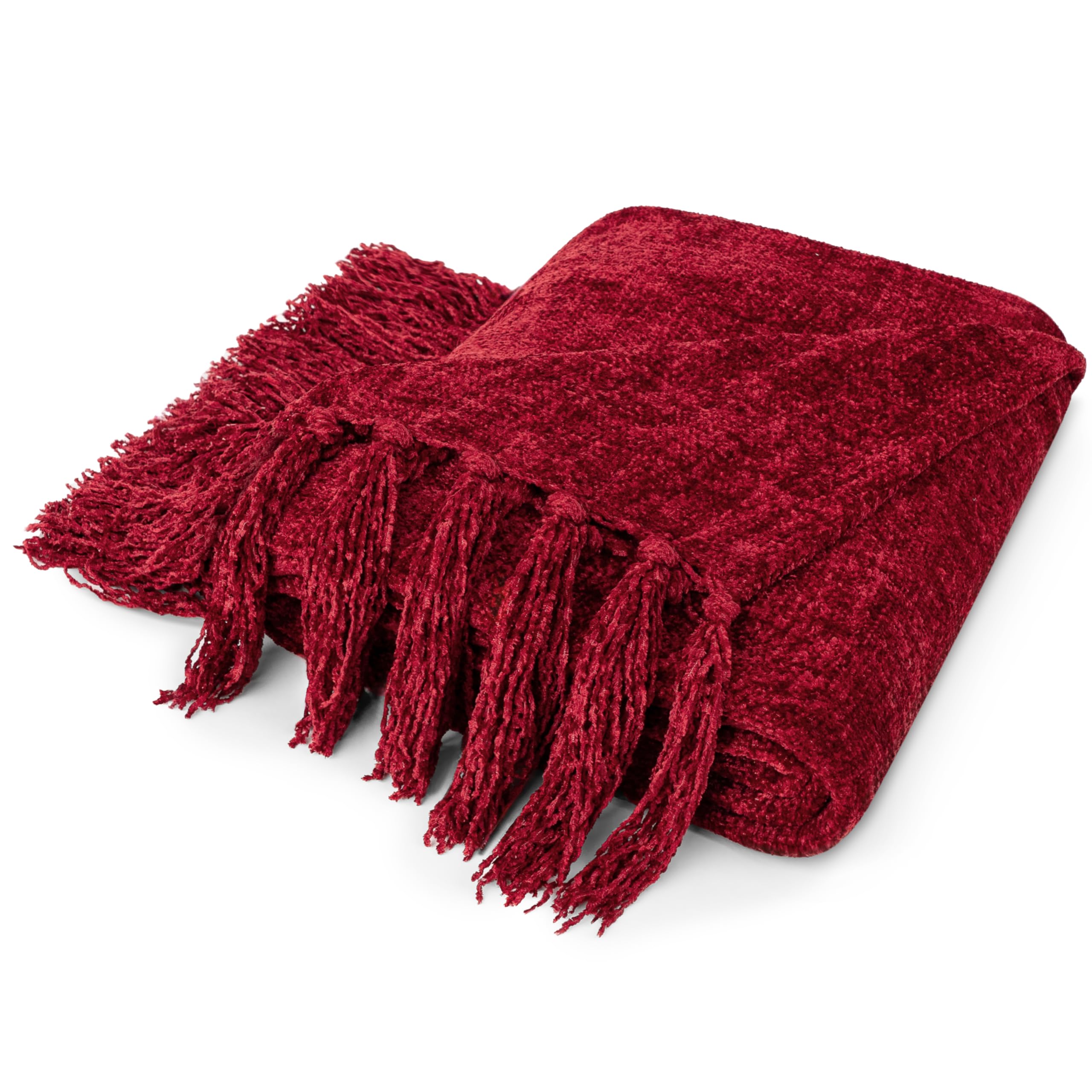 PAVILIA close-up of chenille knit detail highlighting plush surface and warmth