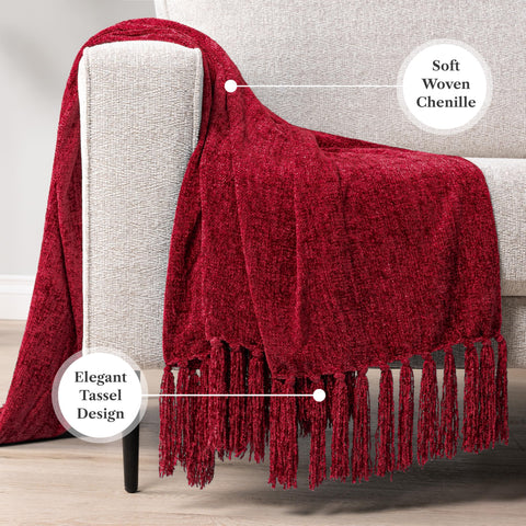 PAVILIA folded throw on shelf demonstrating compact storage and neatness