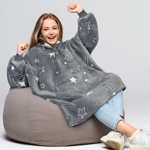 PAVILIA glow-in-the-dark accents glowing softly for nighttime comfort