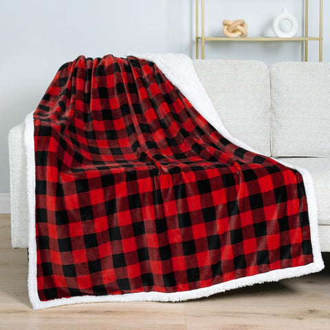 PAVILIA sherpa reverse closeup highlighting plush texture and warmth